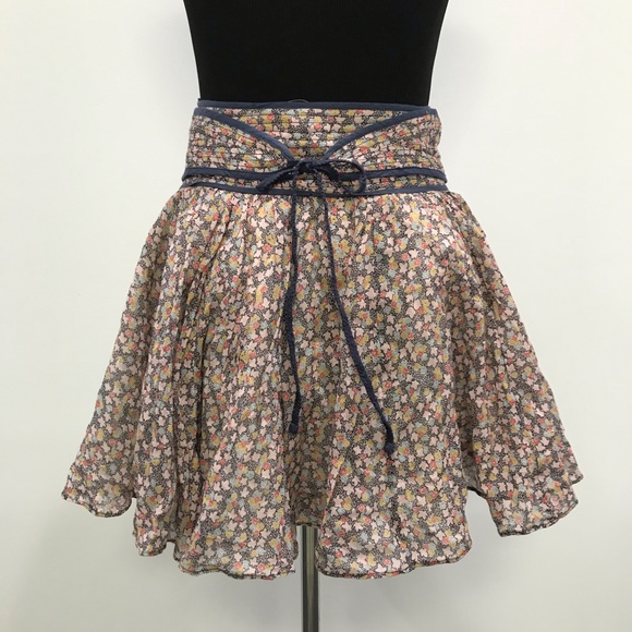 UO “Ecote” pink printed full skirt - Picture 4 of 6